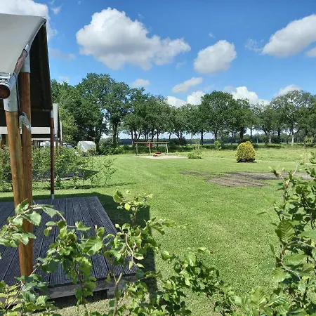 Comfort Safaritent 6 Pers En Mini Camping Zwiggelte Exterior photo