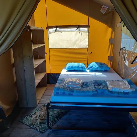 Comfort Safaritent 6 Pers En Mini Camping Zwiggelte Exterior photo