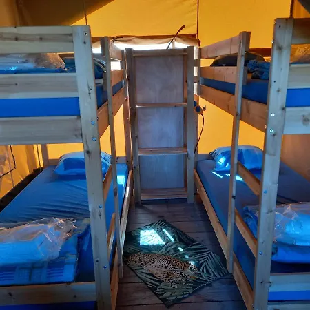 Comfort Safaritent 6 Pers En Mini Camping Zwiggelte Exterior photo